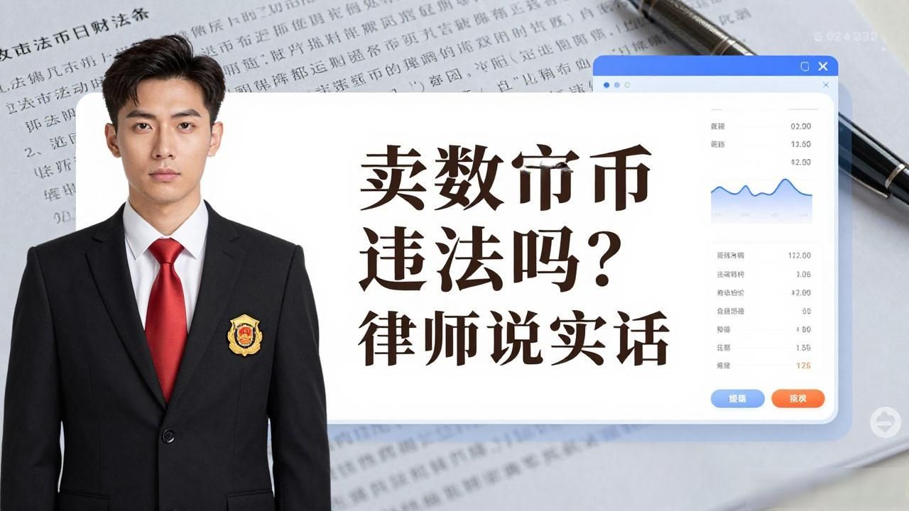 卖数字货币违法吗？律师说实话