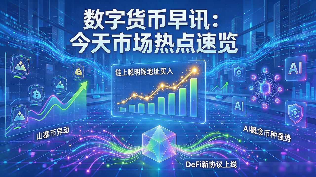 山寨币热门叙事代币异动分析_今日比特币市场资金流向追踪_数字货币早讯