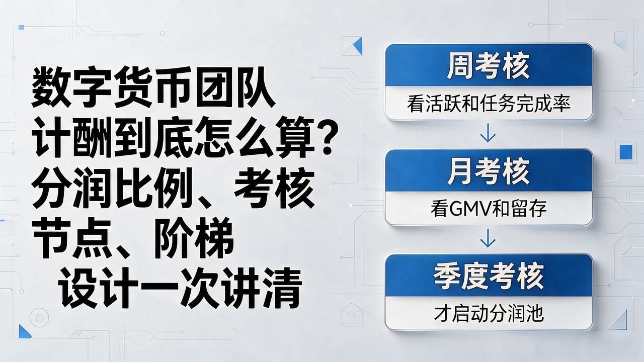 数字货币团队计酬到底怎么算？分润比例、考核节点、阶梯设计一次讲清