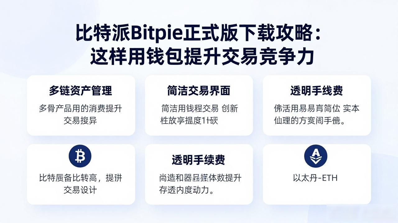 比特派Bitpie正式版下载攻略：这样用钱包提升交易竞争力