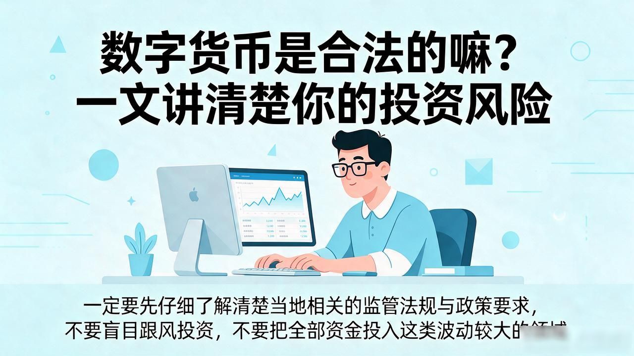 数字货币是合法的嘛？一文讲清楚你的投资风险