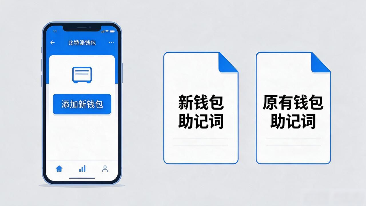 比特派钱包怎么添加另一个钱包？不用重装APP，跟着点就行