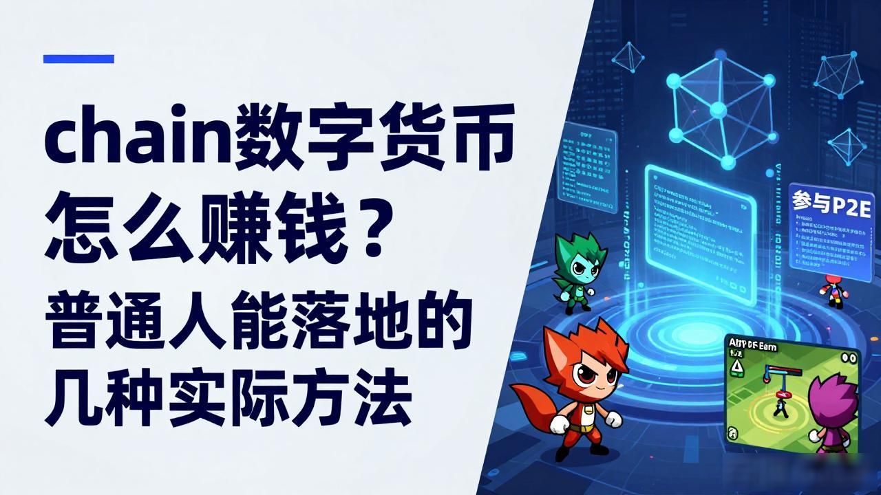 chain数字货币怎么赚钱？普通人能落地的几种实际方法