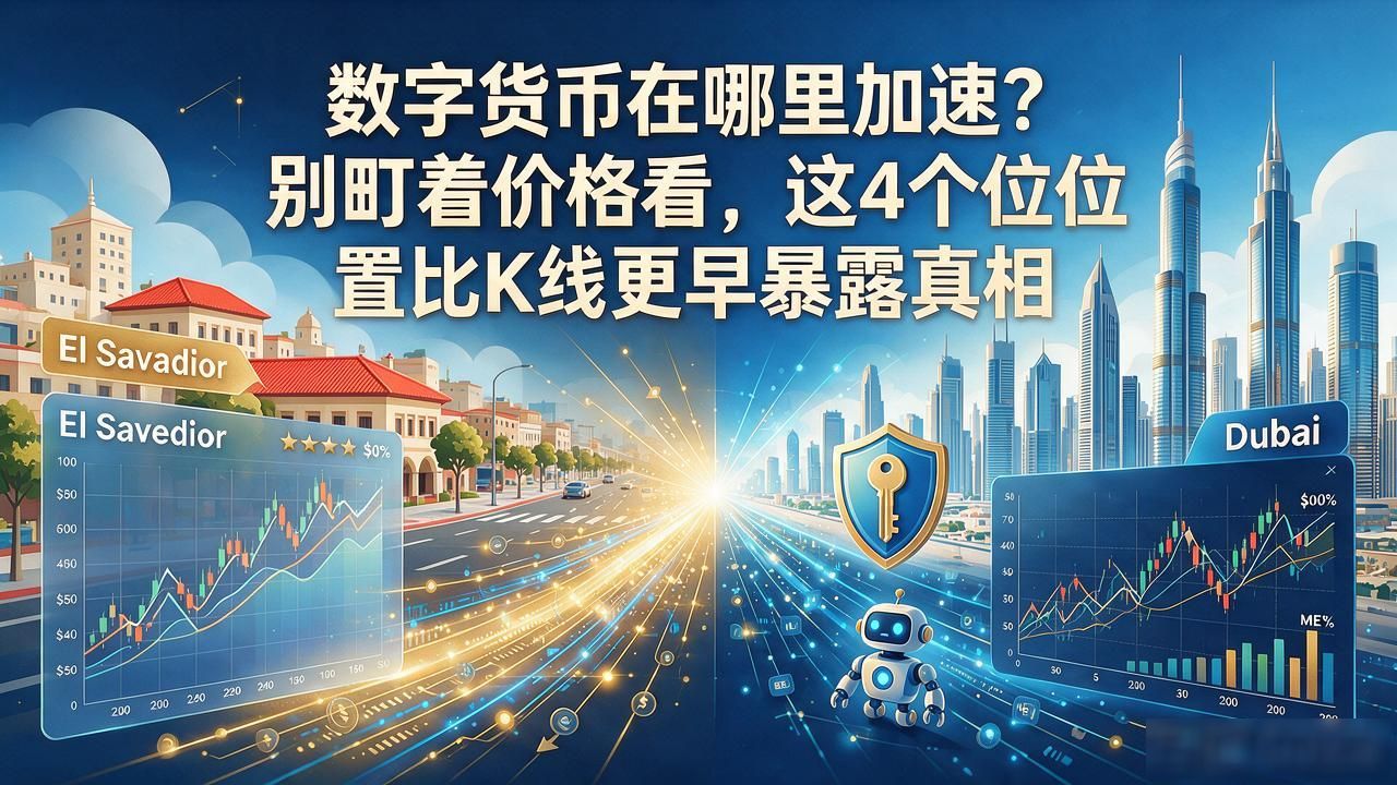 数字货币在哪里加速？别盯着价格看，这4个位置比K线更早暴露真相