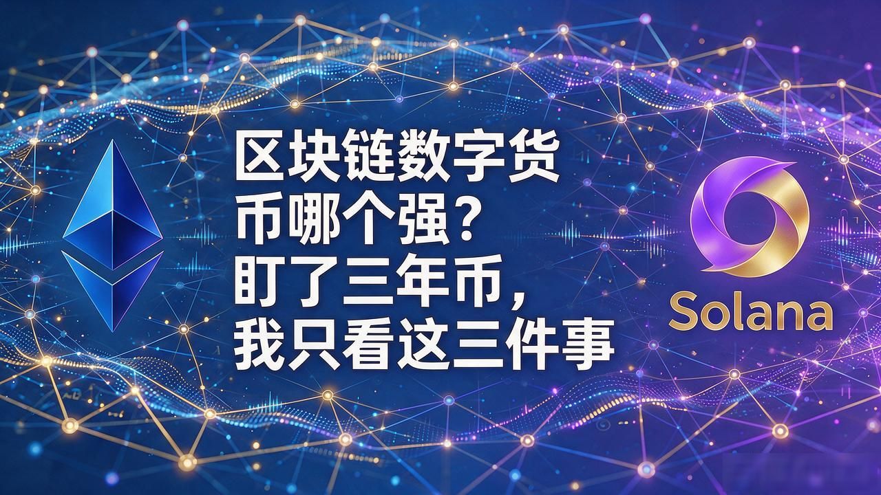 区块链数字货币哪个强？盯了三年币，我只看这三件事