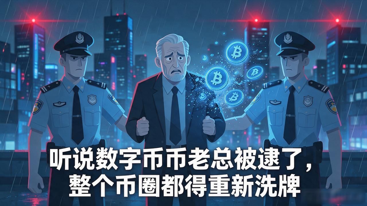 听说数字货币老总被逮了，整个币圈都得重新洗牌