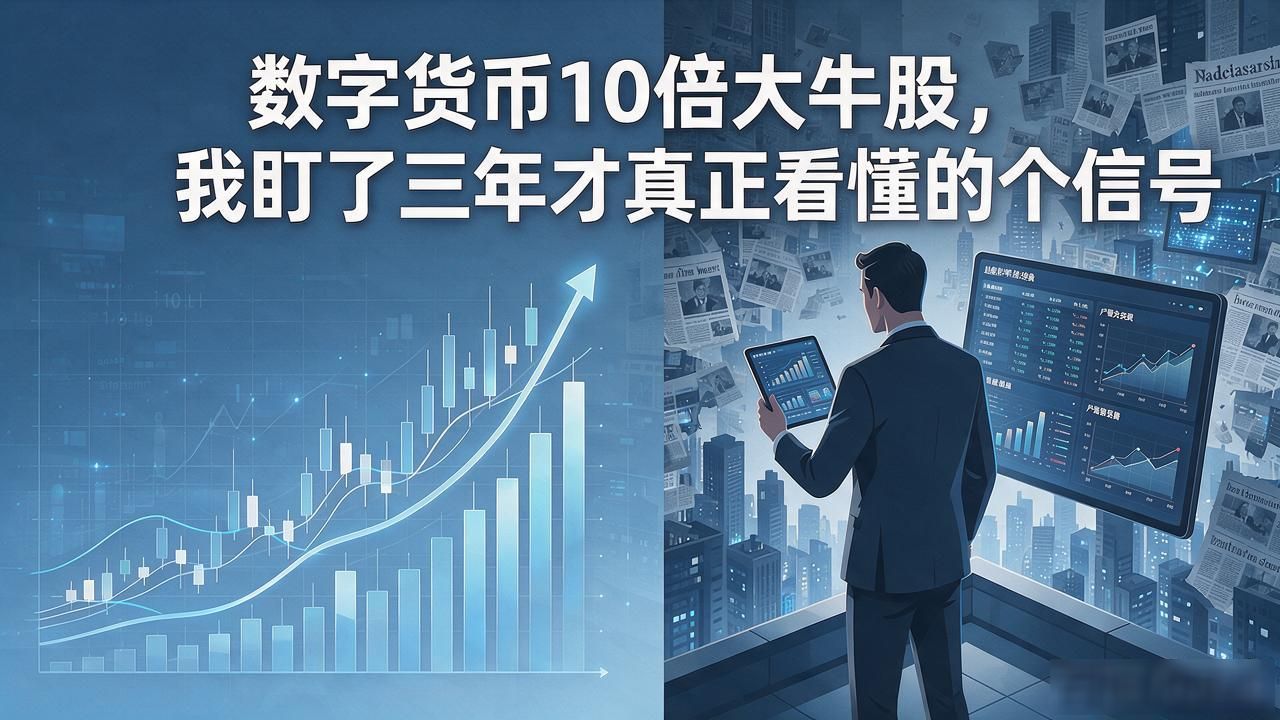 数字货币10倍大牛股，我盯了三年才真正看懂的几个信号