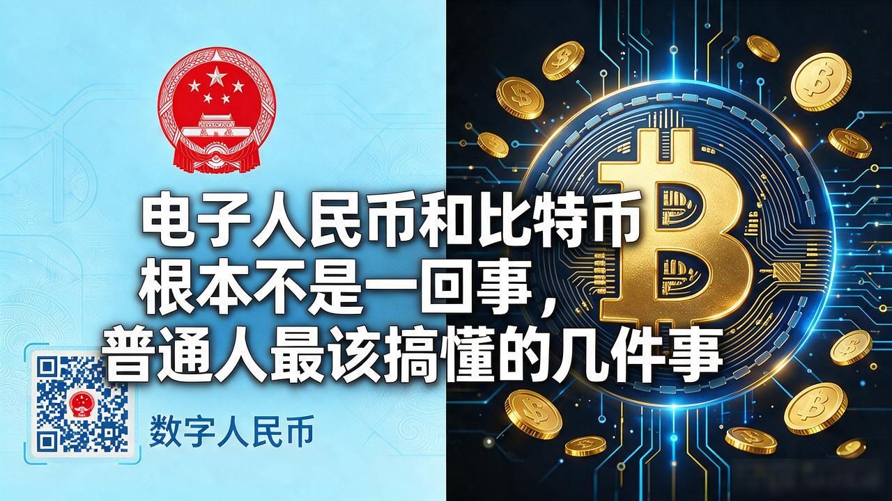 电子人民币和比特币根本不是一回事，普通人最该搞懂的几件事