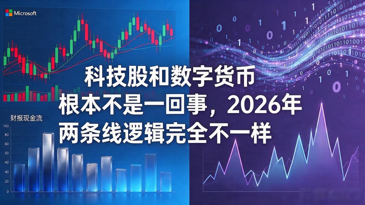 数字货币与科技股底层逻辑差异_数字货币和科技股_2026年比特币与纳指走势背离原因