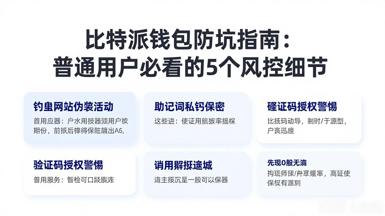 比特派钱包防坑指南：普通用户必看的5个风控细节