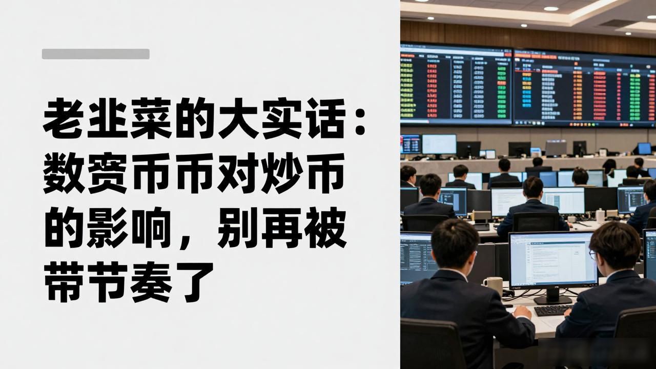 老韭菜的大实话：数字货币对炒币的影响，别再被带节奏了