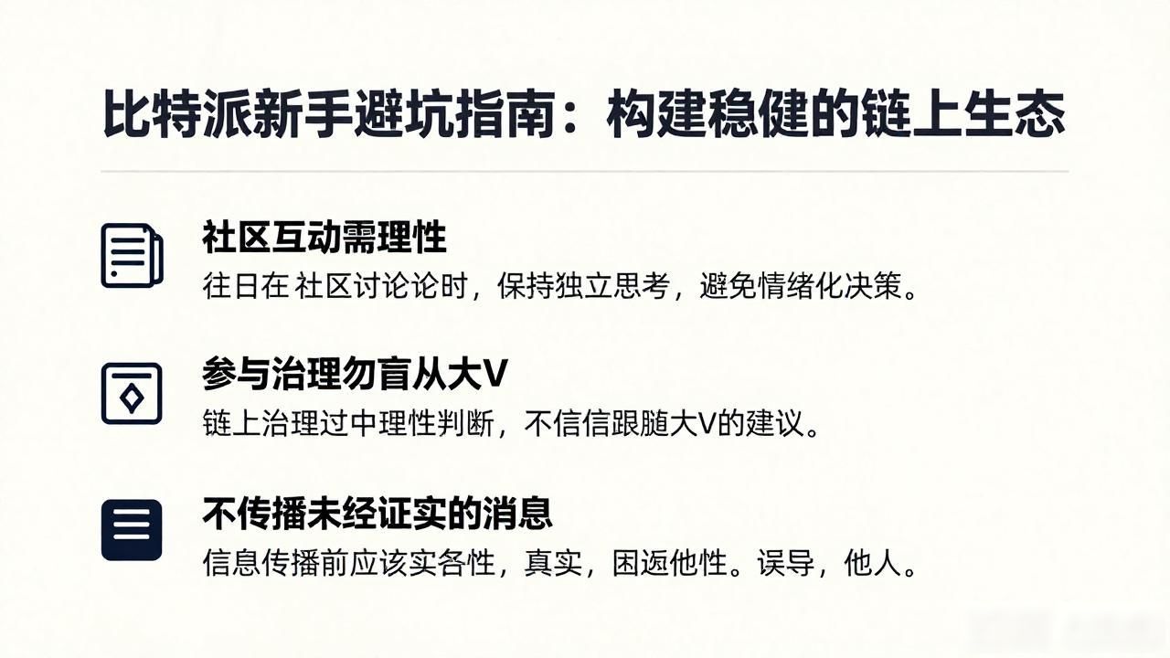 比特派新手避坑指南：构建稳健的链上生态