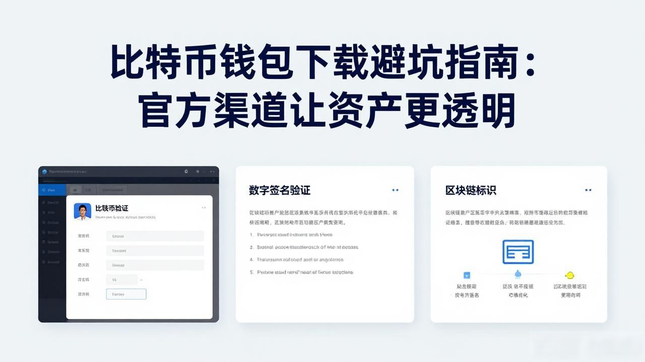 比特币钱包下载避坑指南：官方渠道让资产更透明