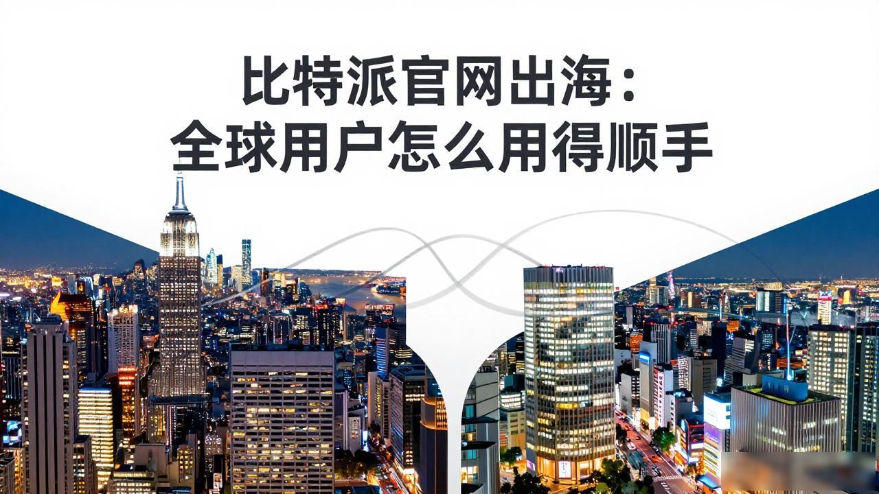 比特派官网出海：全球用户怎么用得顺手
