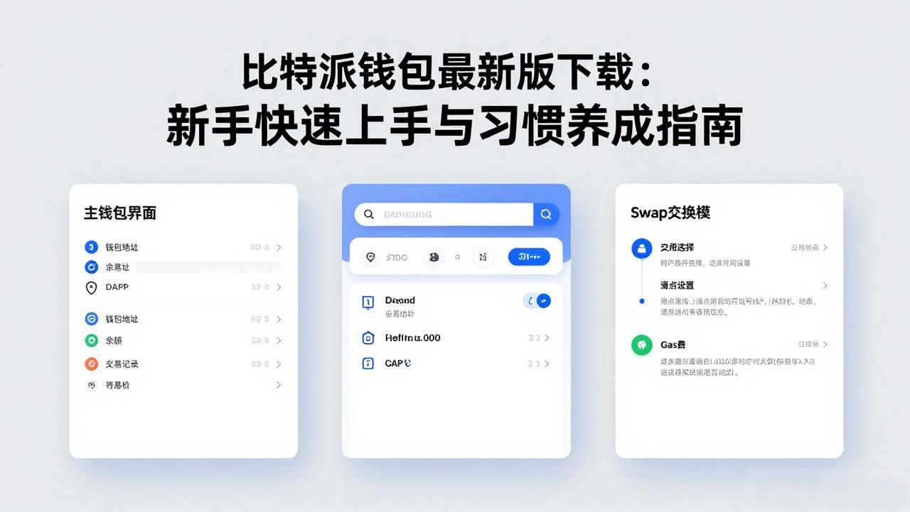 比特派钱包最新版下载：新手快速上手与习惯养成指南