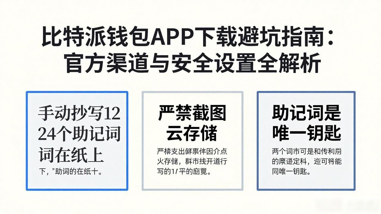 比特派钱包APP下载避坑指南：官方渠道与安全设置全解析