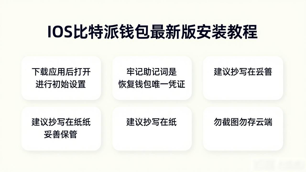 iOS比特派钱包最新版安装教程