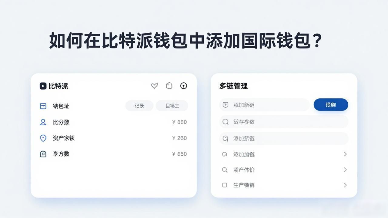 如何在比特派钱包中添加国际钱包？
