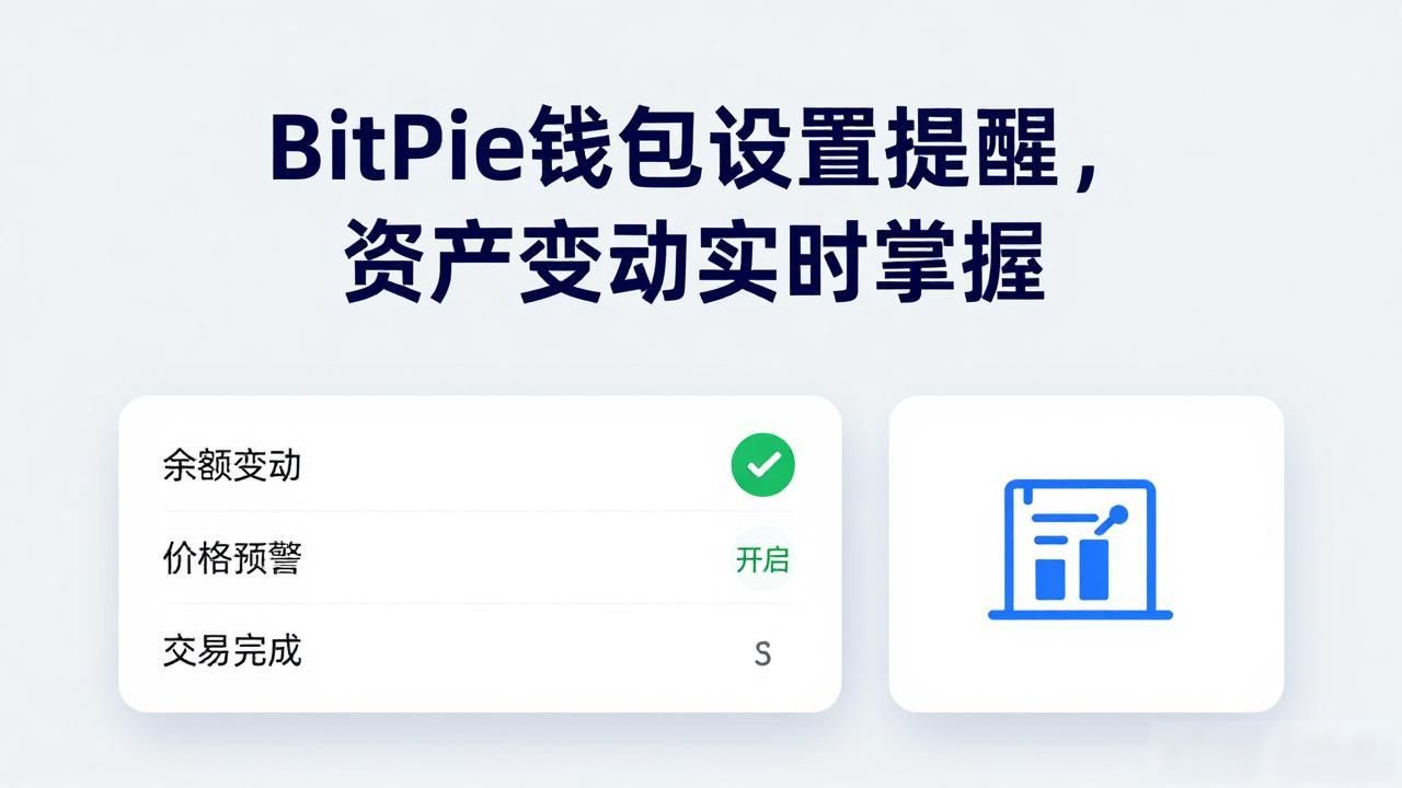 BitPie钱包设置提醒，资产变动实时掌握