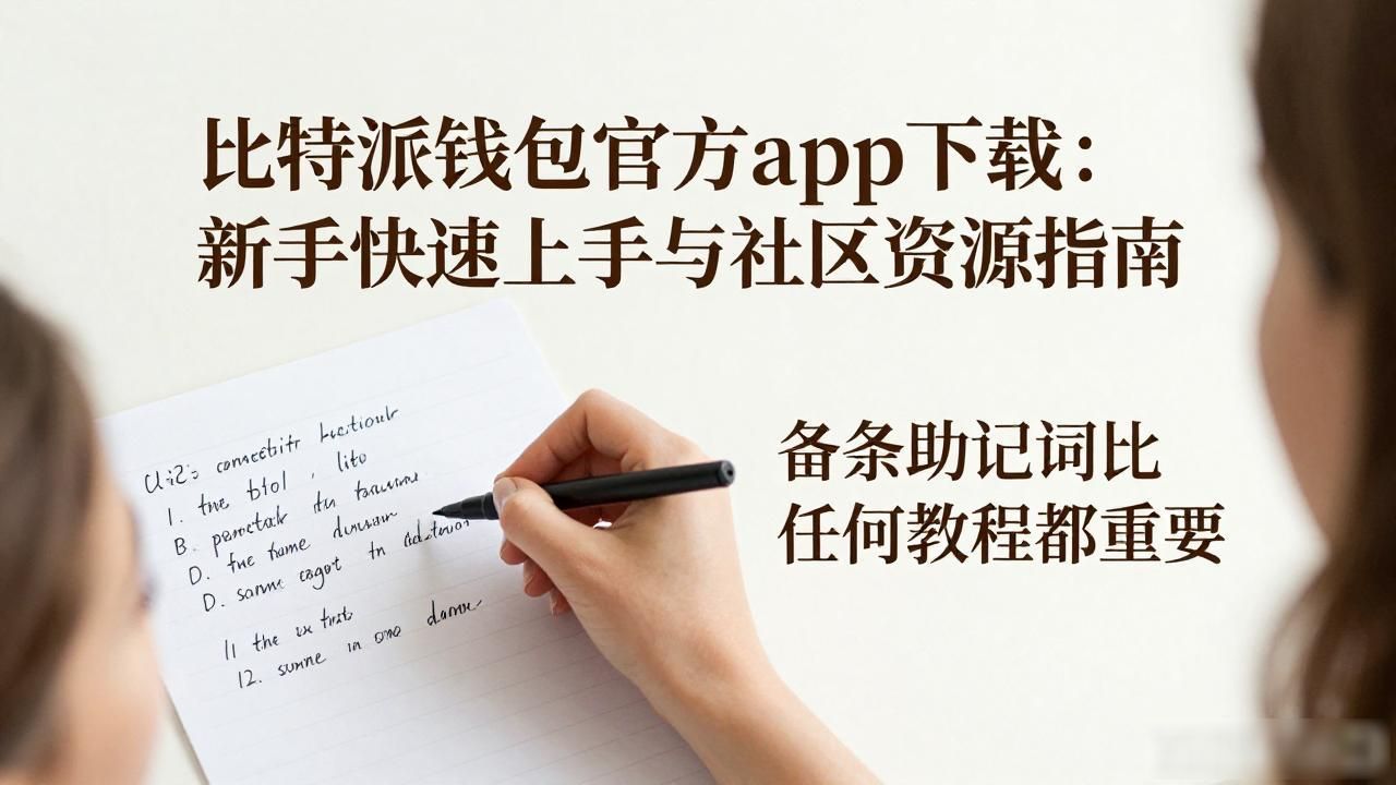 比特派钱包官方app下载：新手快速上手与社区资源指南