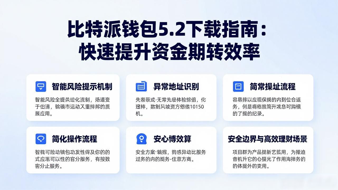 比特派钱包5.2下载指南：快速提升资金周转效率