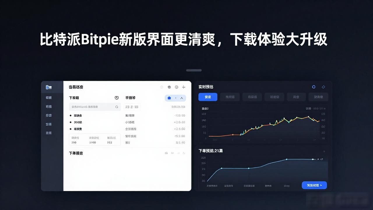 比特派Bitpie新版界面更清爽，下载体验大升级