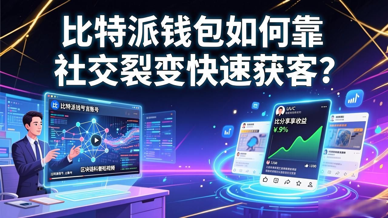 比特派钱包如何靠社交裂变快速获客？