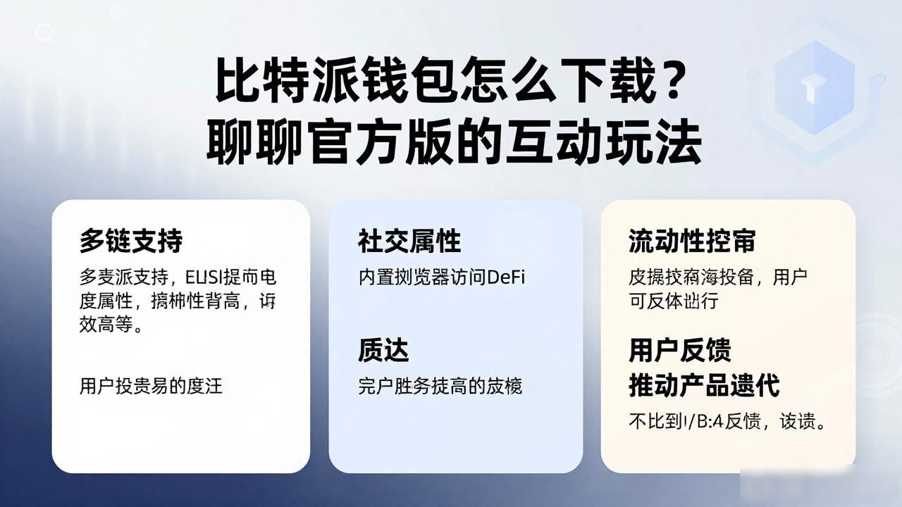 比特派钱包怎么下载？聊聊官方版的互动玩法