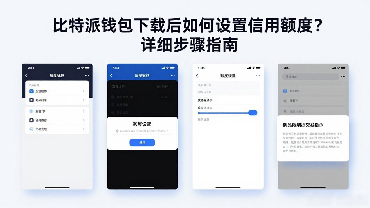 比特派钱包下载后如何设置信用额度？详细步骤指南