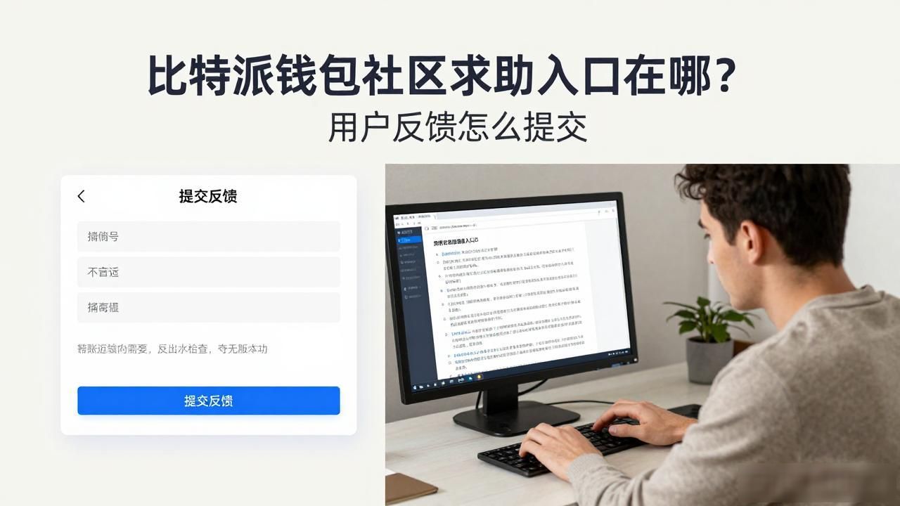 比特派钱包社区求助入口在哪？用户反馈怎么提交