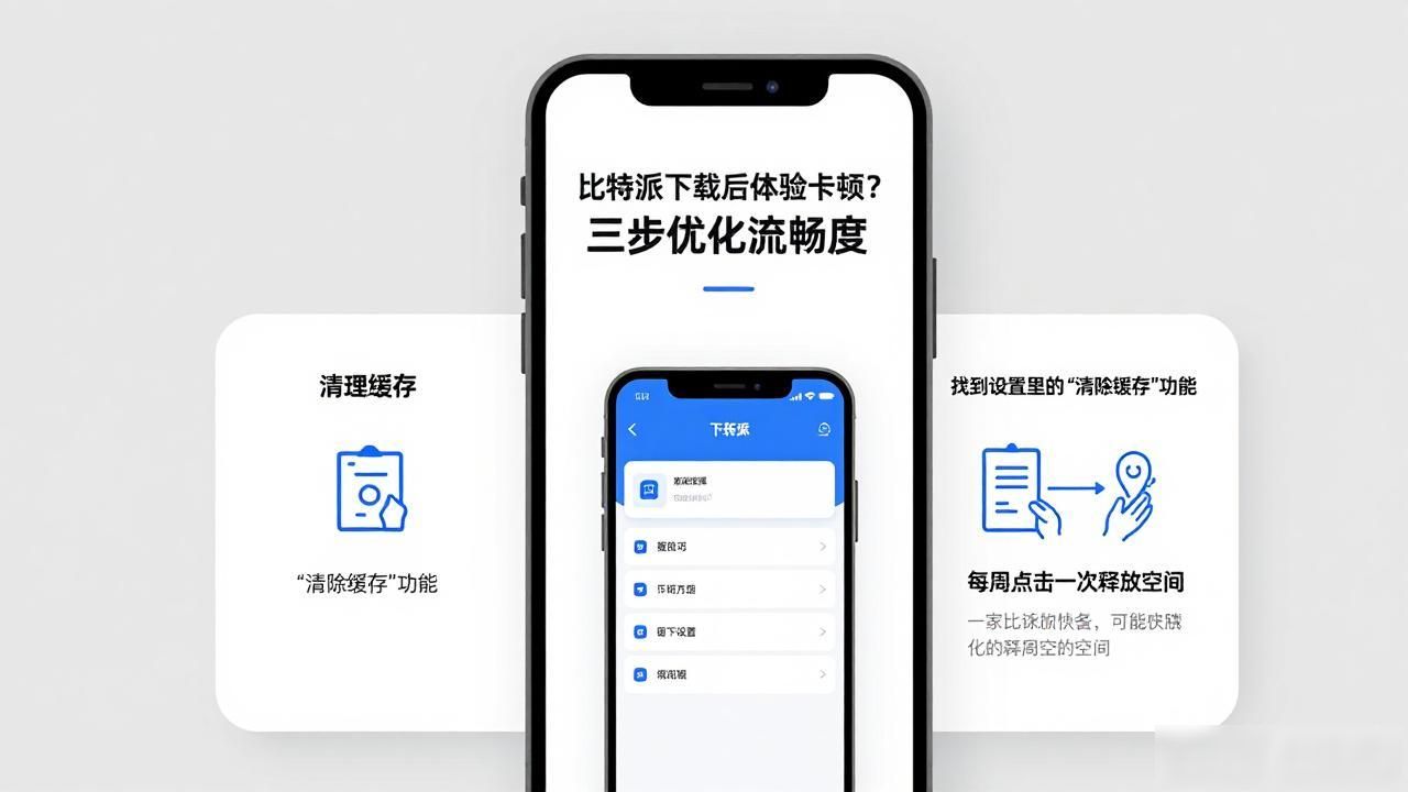 比特派下载后体验卡顿？三步优化流畅度