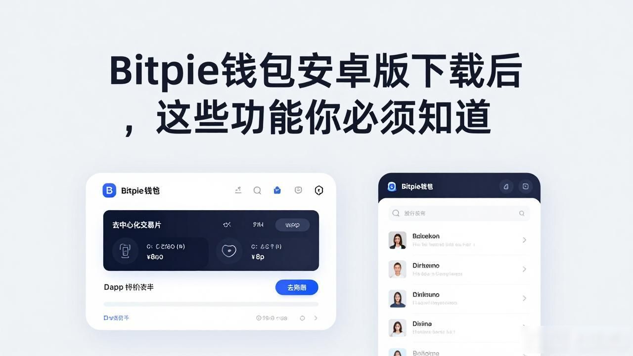 Bitpie钱包安卓版下载后，这些功能你必须知道