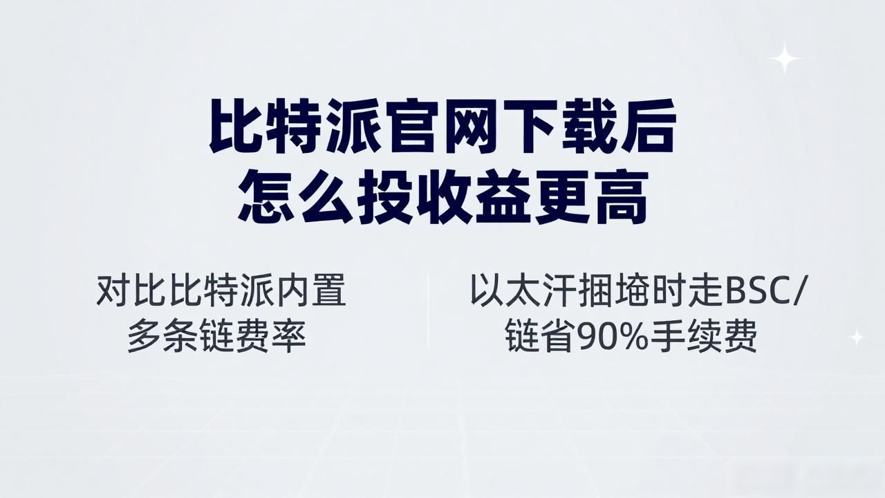 比特派官网下载后怎么投收益更高