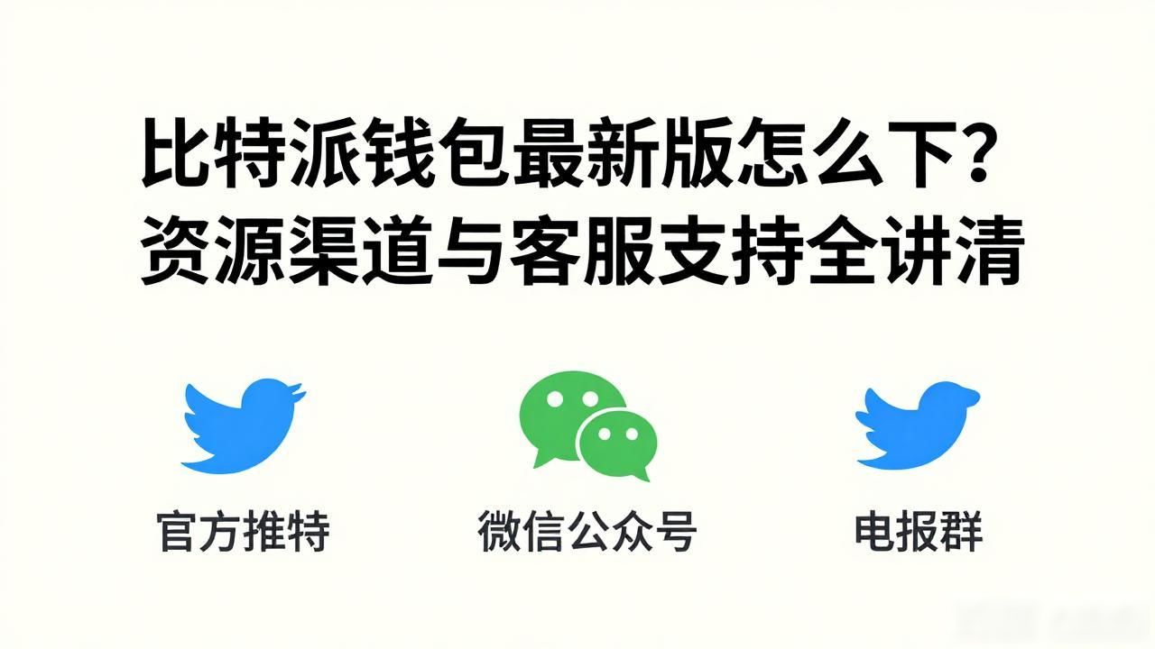 比特派钱包最新版怎么下？资源渠道与客服支持全讲清