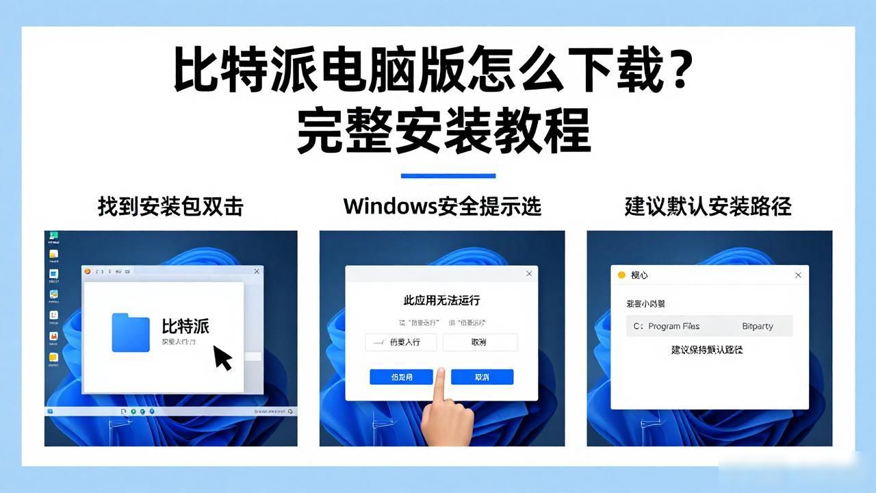 比特派电脑版怎么下载？完整安装教程