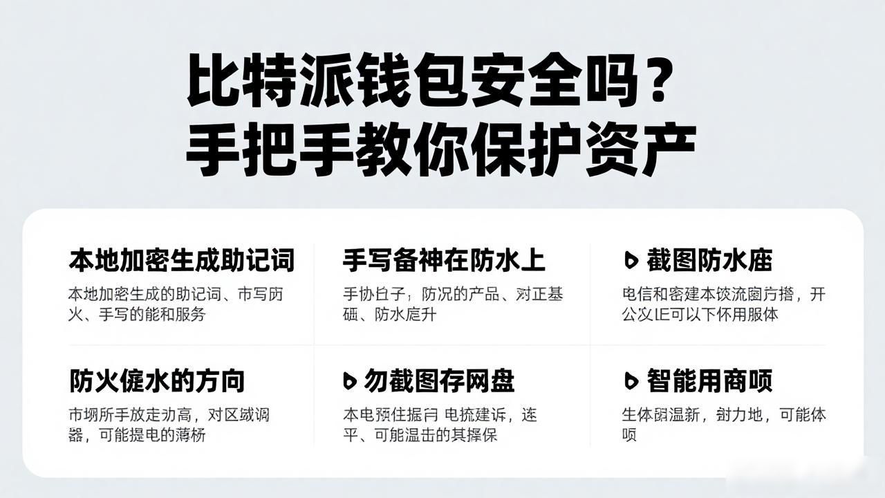 比特派钱包安全吗？手把手教你保护资产
