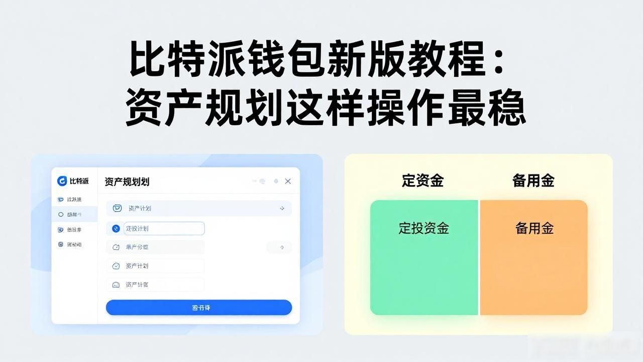 比特派钱包新版教程：资产规划这样操作最稳