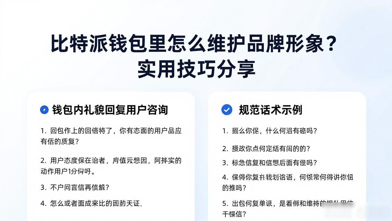 比特派钱包里怎么维护品牌形象？实用技巧分享