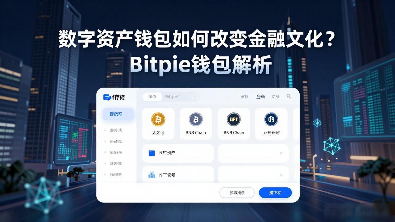 The Cultural Shift in Finance： Bitpie Wallet’s Role 数字资产钱包如何改变金融文化？Bitpie钱包解析