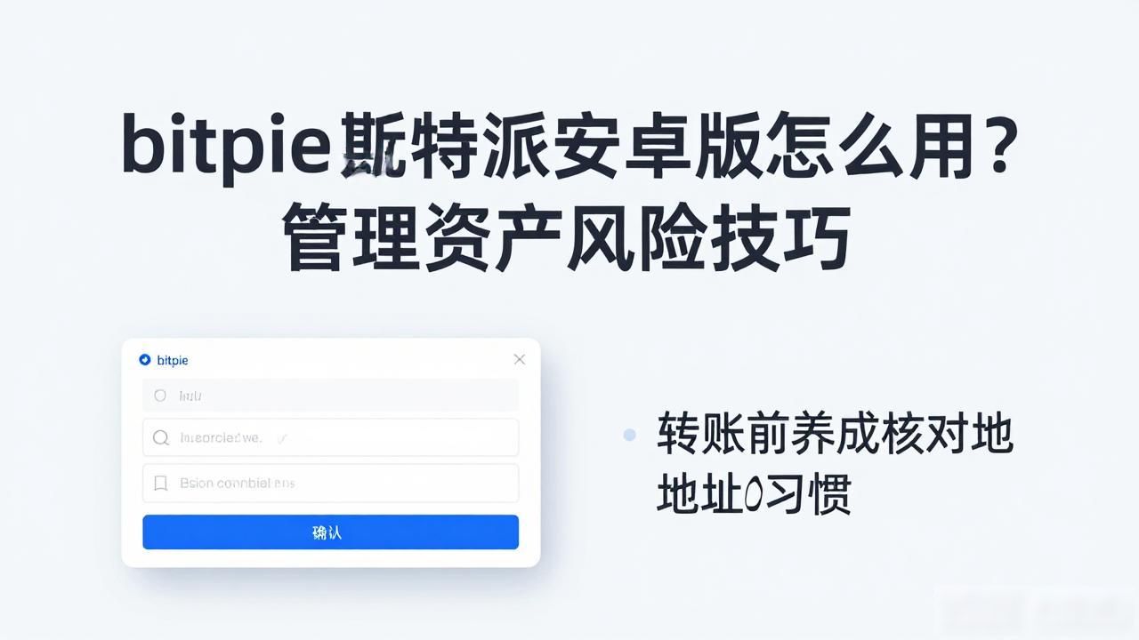 bitpie比特派安卓版怎么用？管理资产风险技巧